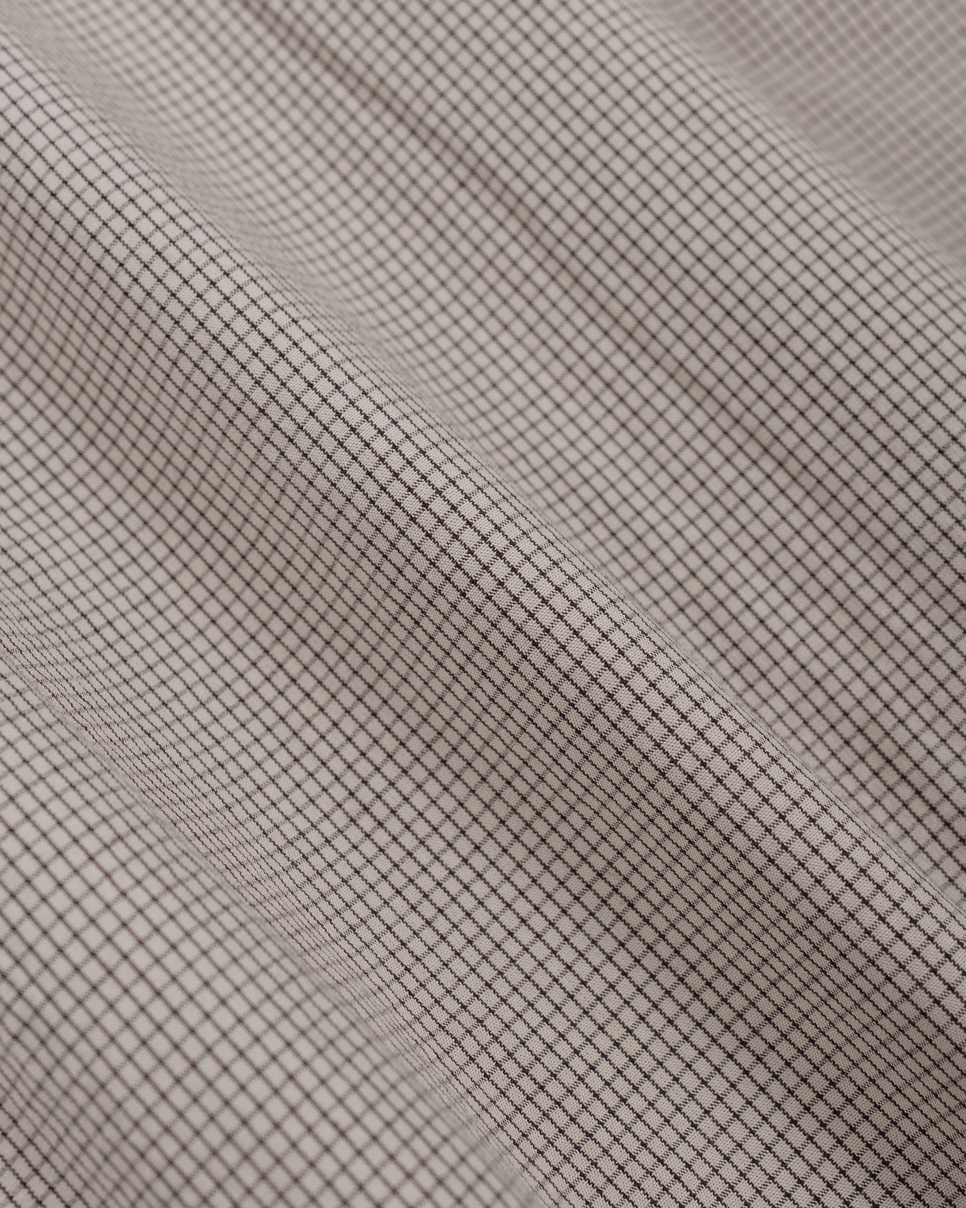 lost & found Norse Projects Norse Projects Espevik Oversize Micro Poplin Check Shirt Oatmeal