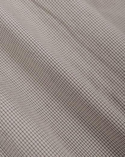 lost & found Norse Projects Norse Projects Espevik Oversize Micro Poplin Check Shirt Oatmeal