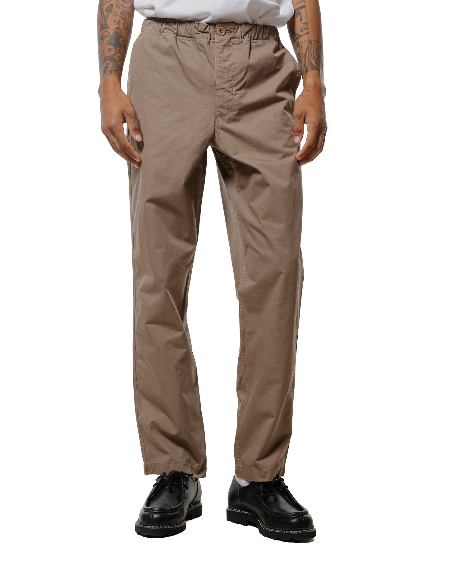 lost & found Norse Projects Norse Projects Ezra Regular Mineral Dyed Fine Twill Trousers Walnut