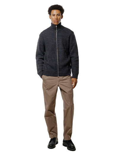 lost & found Norse Projects Norse Projects Ezra Regular Mineral Dyed Fine Twill Trousers Walnut