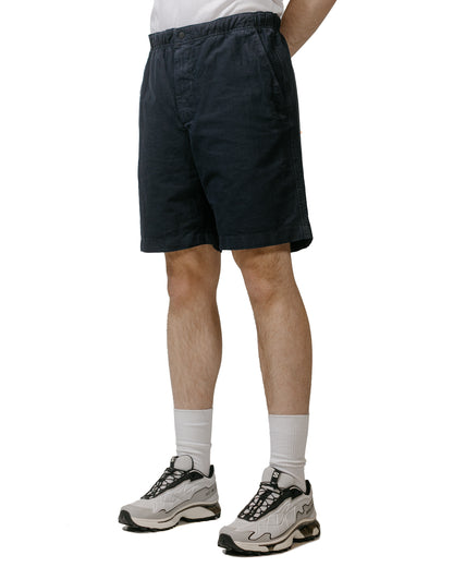 lost & found Norse Projects Norse Projects Ezra Relaxed Cotton Linen Short Dark Navy
