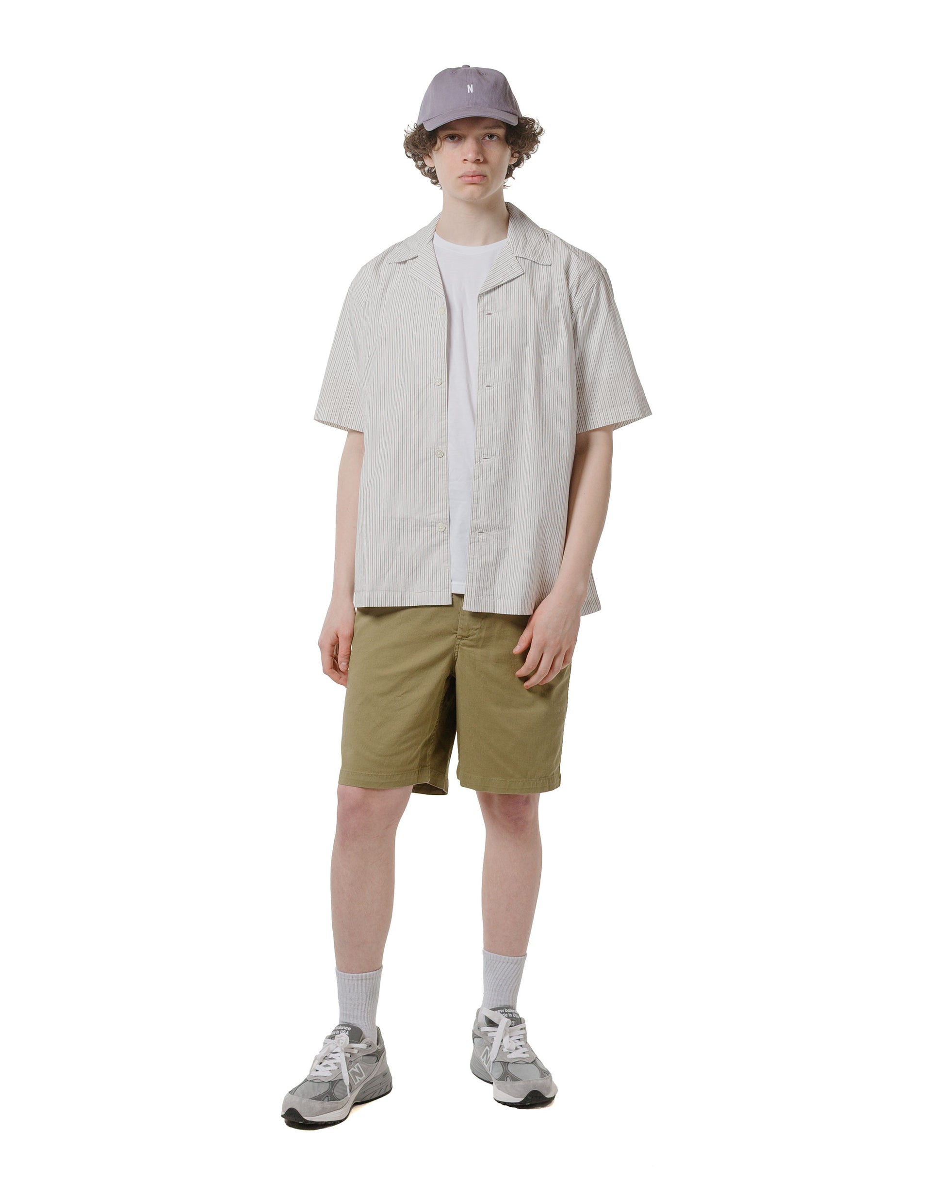 lost & found Norse Projects Norse Projects Ezra Stretch Twill Shorts Moss Green