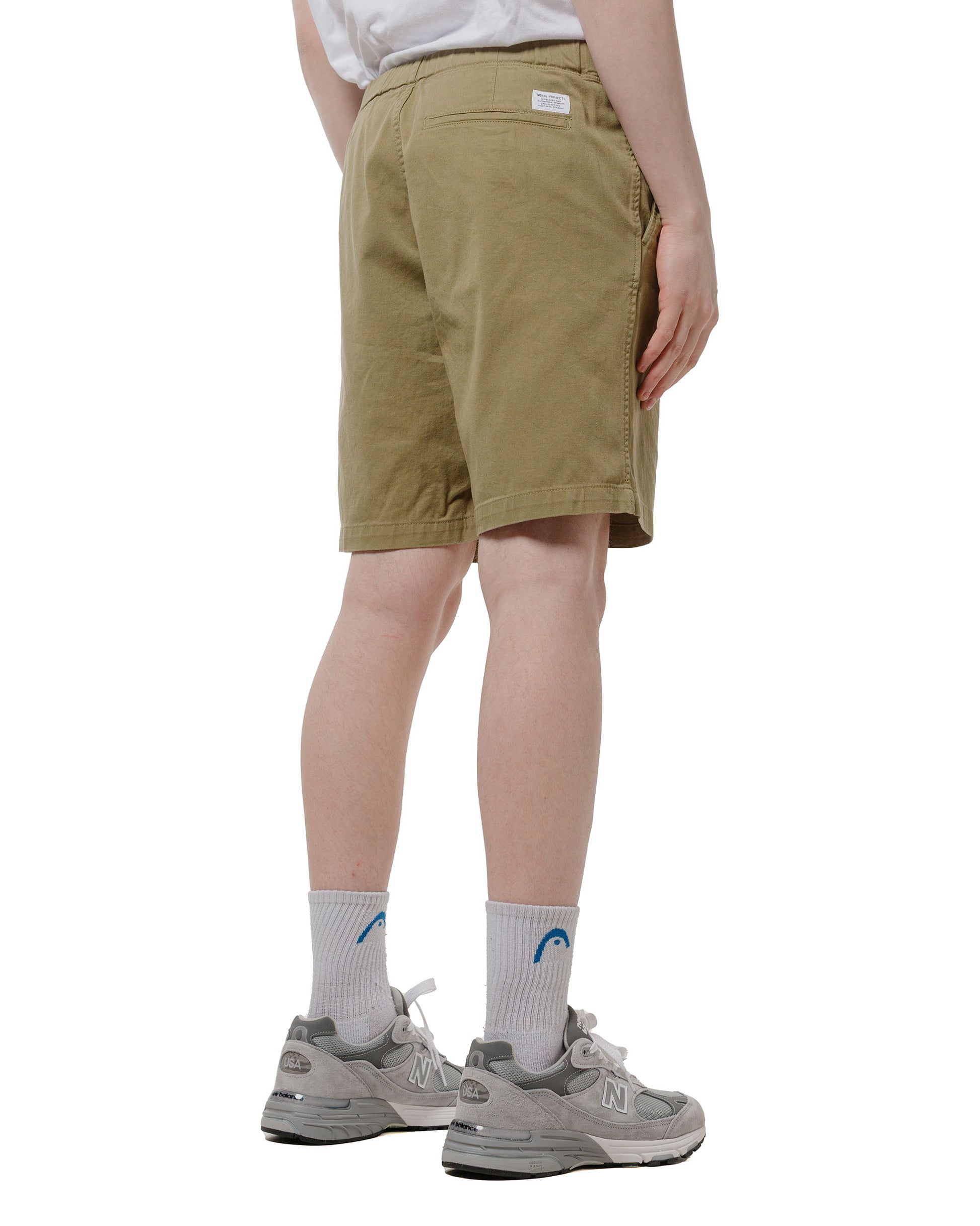 lost & found Norse Projects Norse Projects Ezra Stretch Twill Shorts Moss Green