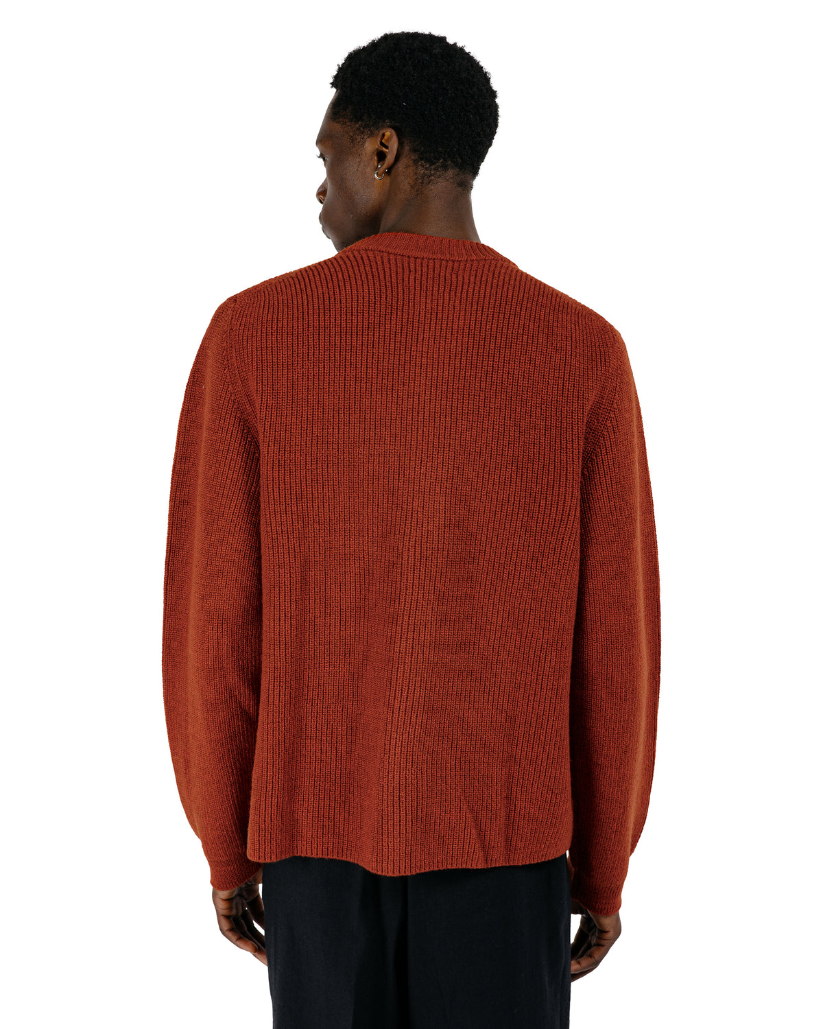 Norse Projects Gullverket Cotton Wool Rib Cardigan Cowhide