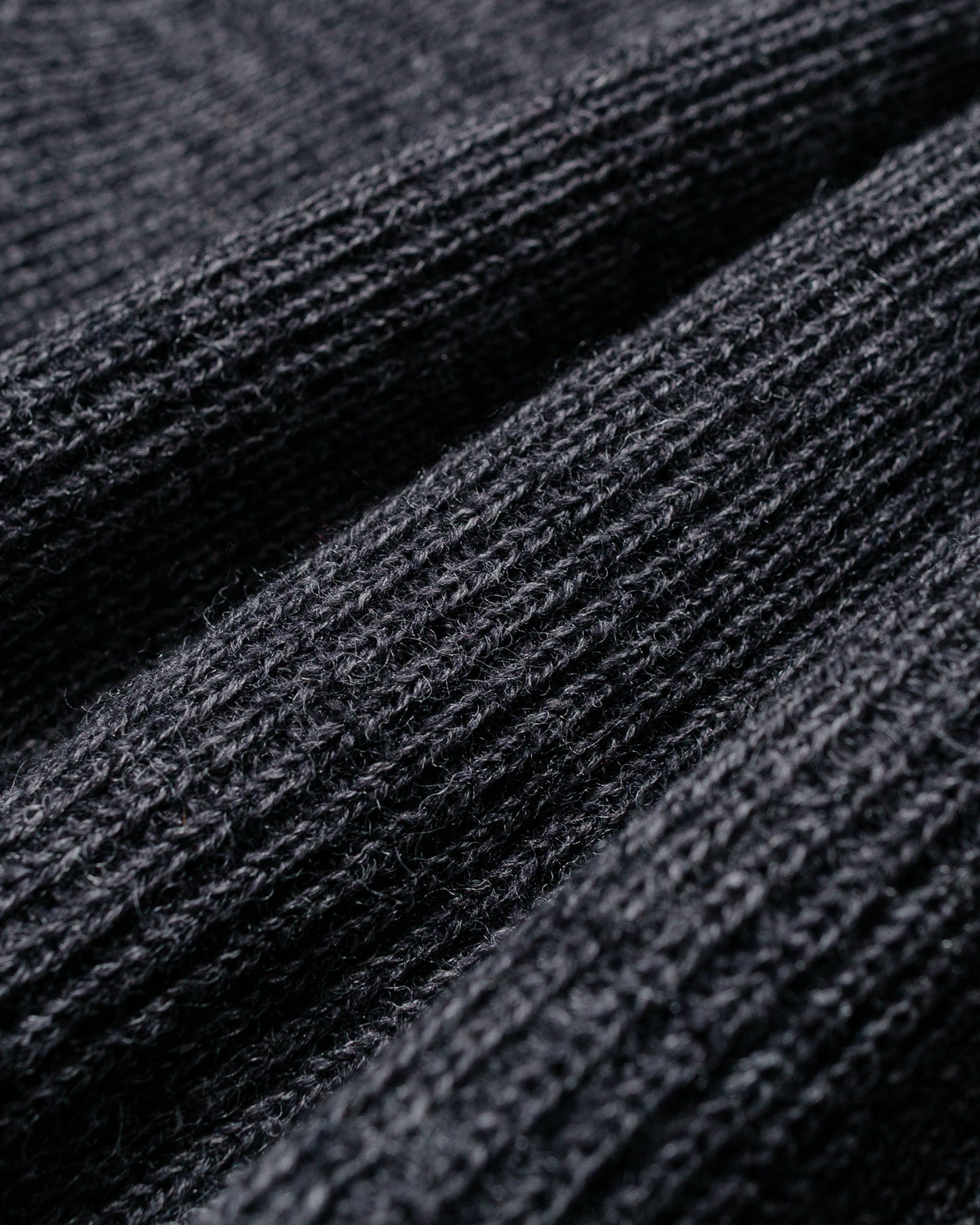 lost & found Norse Projects Norse Projects Hagen Wool Cotton Rib Full Zip Jacket Dark Grey Melange
