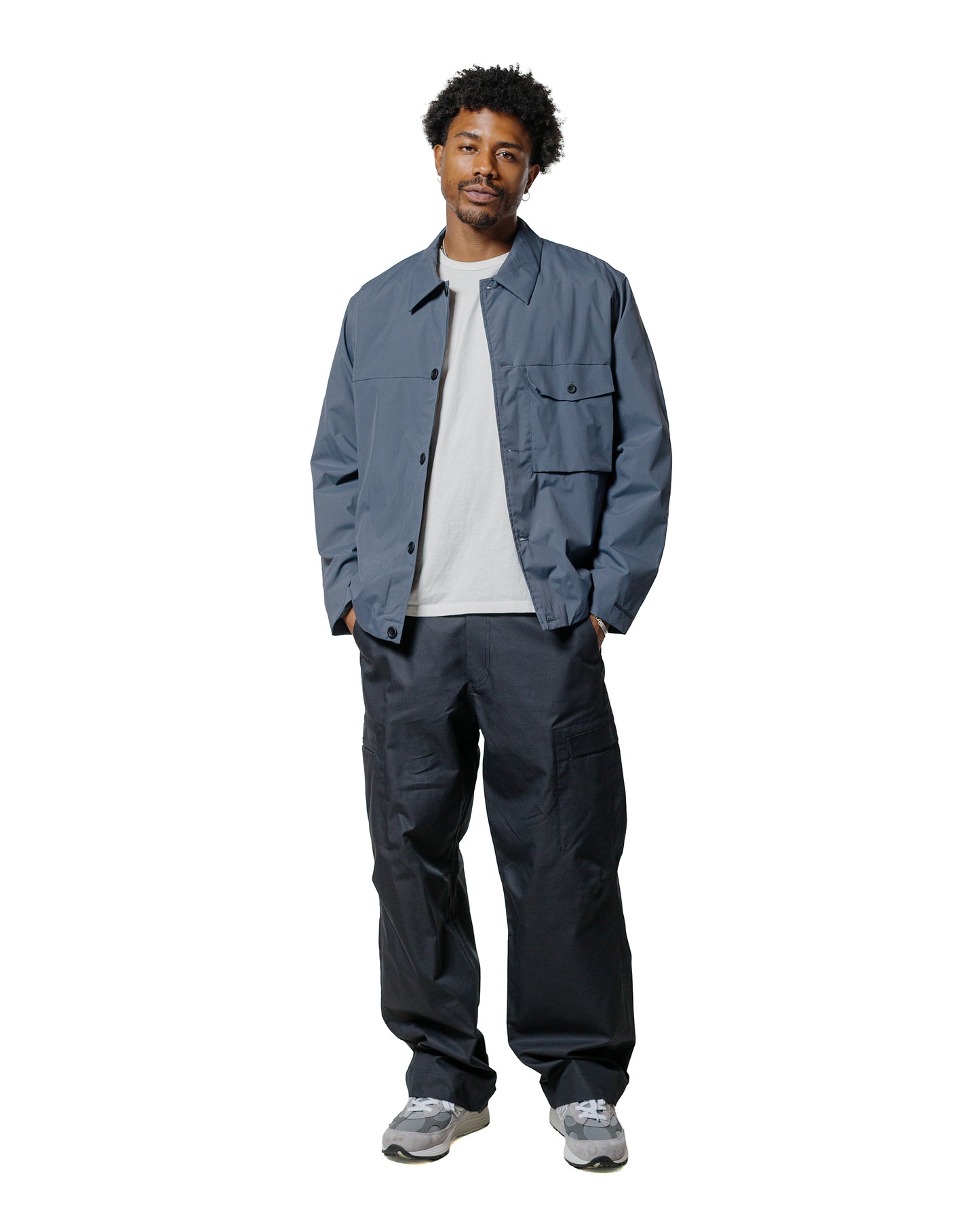 lost & found Norse Projects Norse Projects Hans Gear Cotton Twill Cargo Pants Charcoal Grey