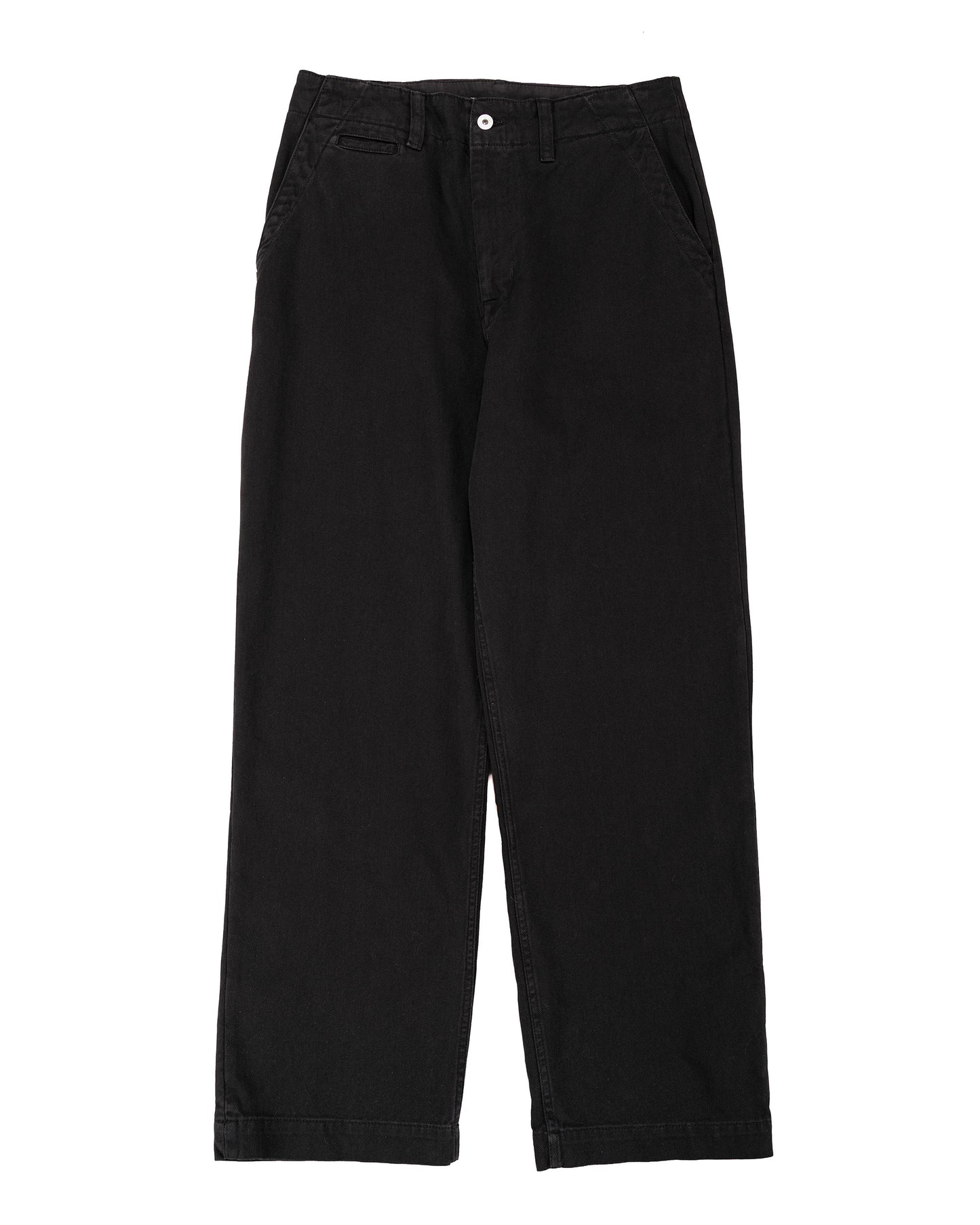 lost & found Norse Projects Norse Projects Hengifoss High Waist Heavy Twill Trouser Black