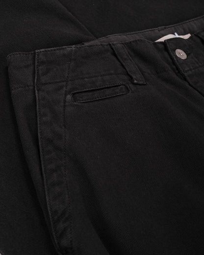 lost & found Norse Projects Norse Projects Hengifoss High Waist Heavy Twill Trouser Black
