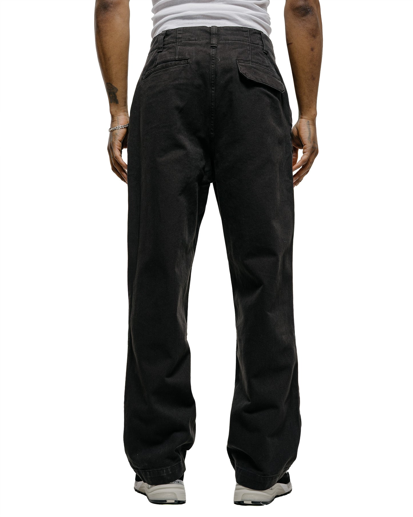 lost & found Norse Projects Norse Projects Hengifoss High Waist Heavy Twill Trouser Black