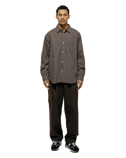 lost & found Norse Projects Norse Projects Hestur Relaxed Cotton Linen Twill  Pleated Trouser Delicioso Brown