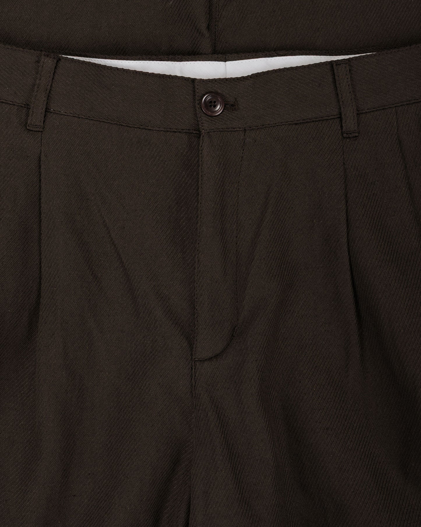 lost & found Norse Projects Norse Projects Hestur Relaxed Cotton Linen Twill  Pleated Trouser Delicioso Brown