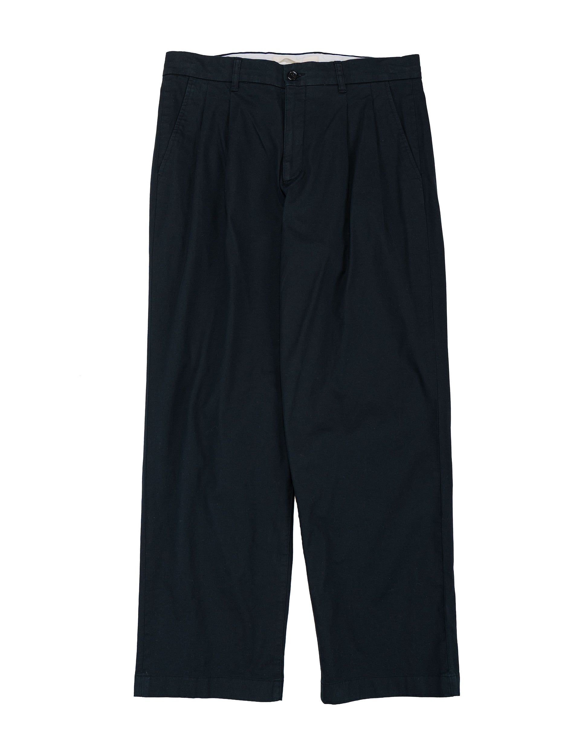 lost & found Norse Projects Norse Projects Hestur Relaxed Twill Pleated Trouser Black