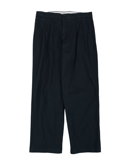 lost & found Norse Projects Norse Projects Hestur Relaxed Twill Pleated Trouser Black