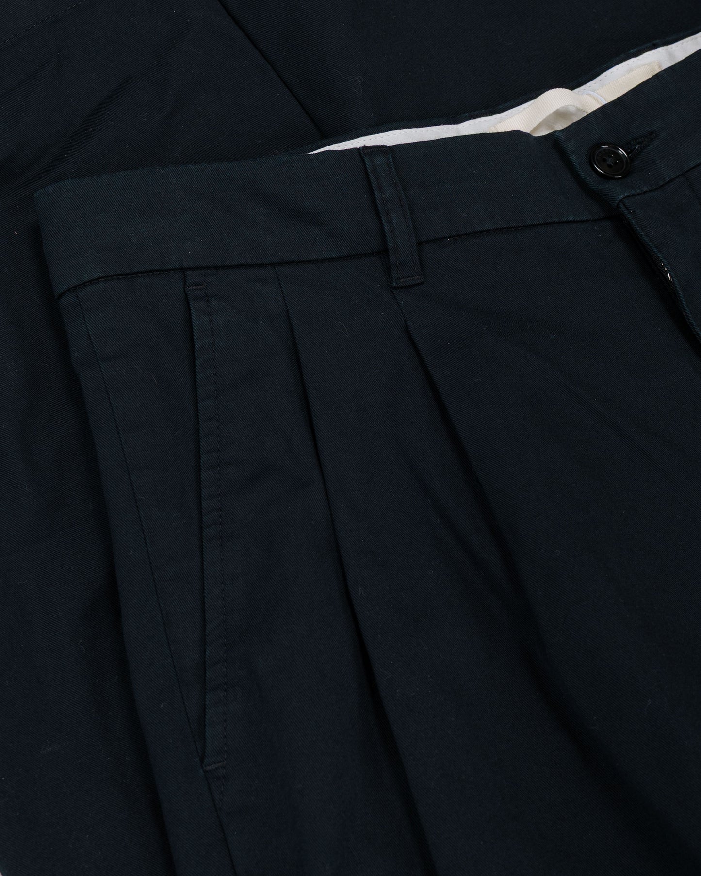 lost & found Norse Projects Norse Projects Hestur Relaxed Twill Pleated Trouser Black