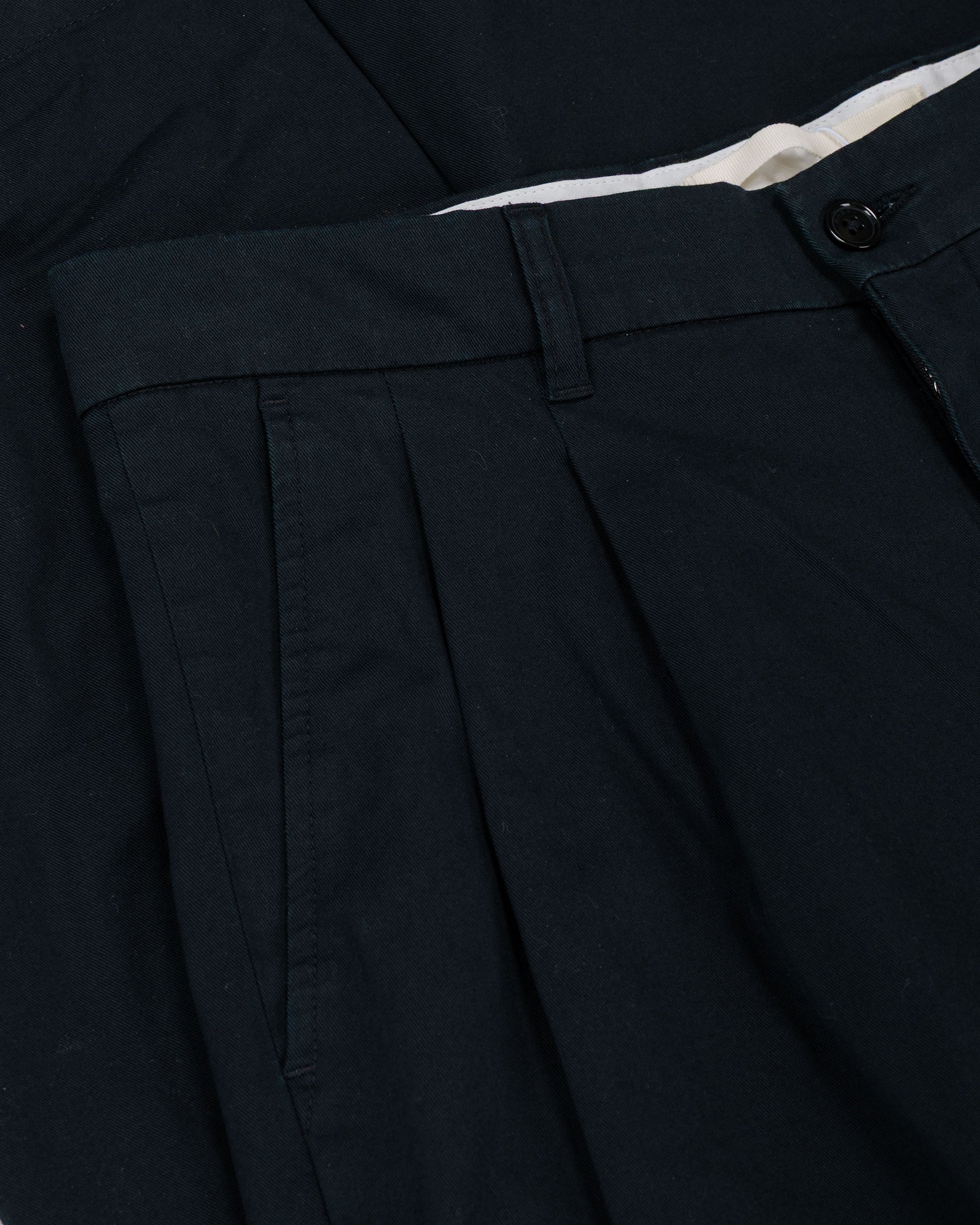 lost & found Norse Projects Norse Projects Hestur Relaxed Twill Pleated Trouser Black