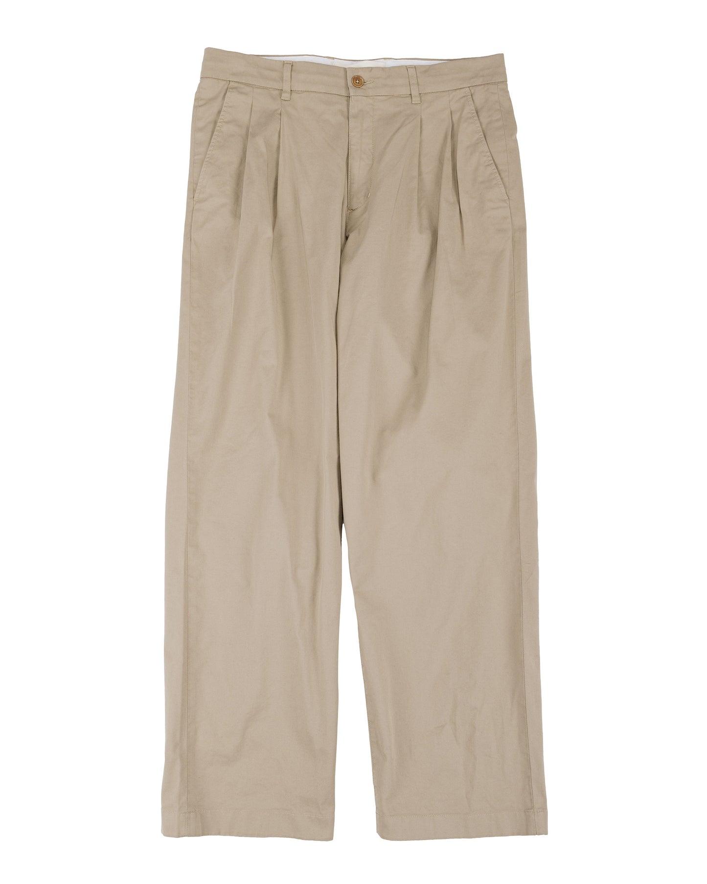 lost & found Norse Projects Norse Projects Hestur Relaxed Twill Pleated Trouser Light Khaki