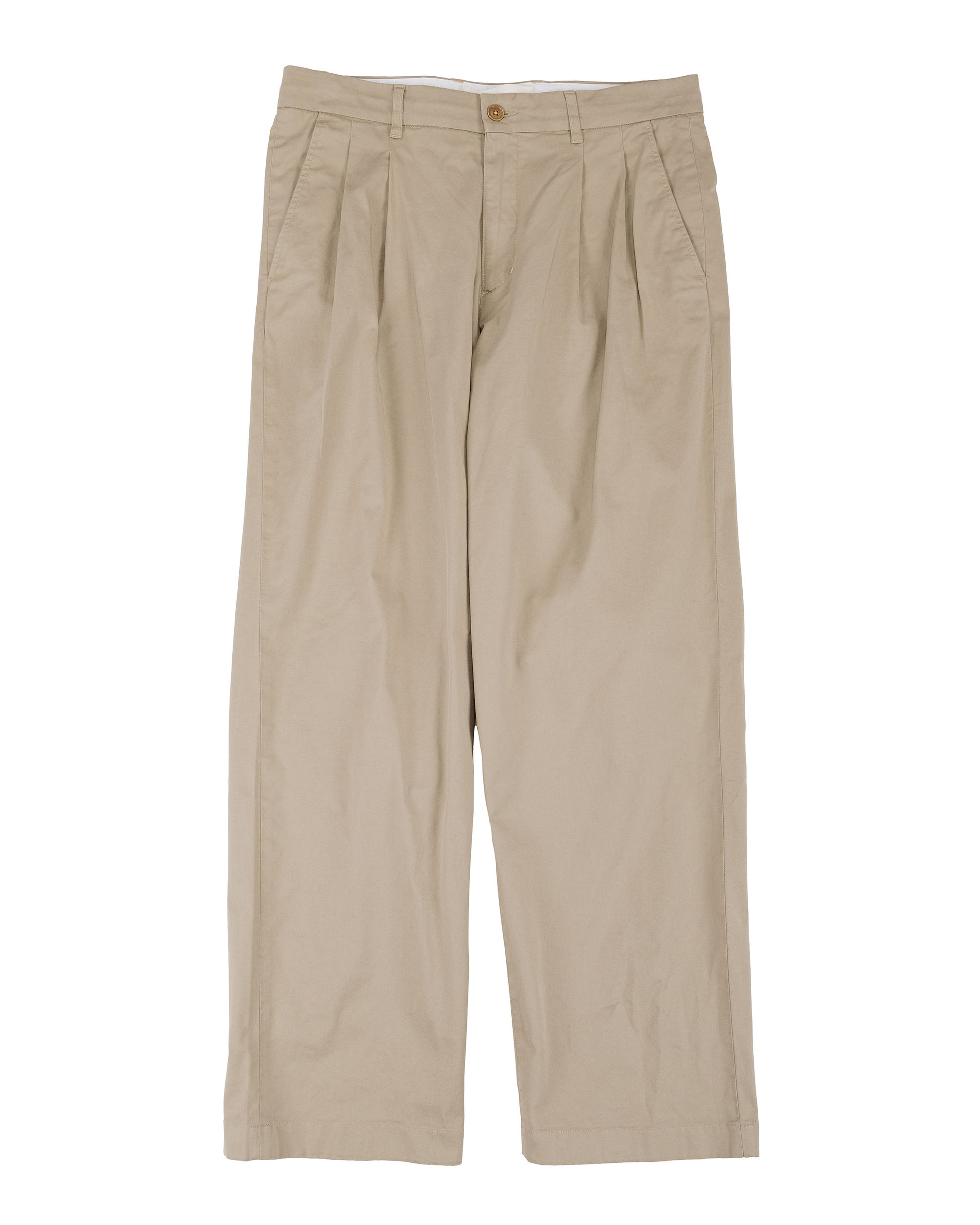lost & found Norse Projects Norse Projects Hestur Relaxed Twill Pleated Trouser Light Khaki