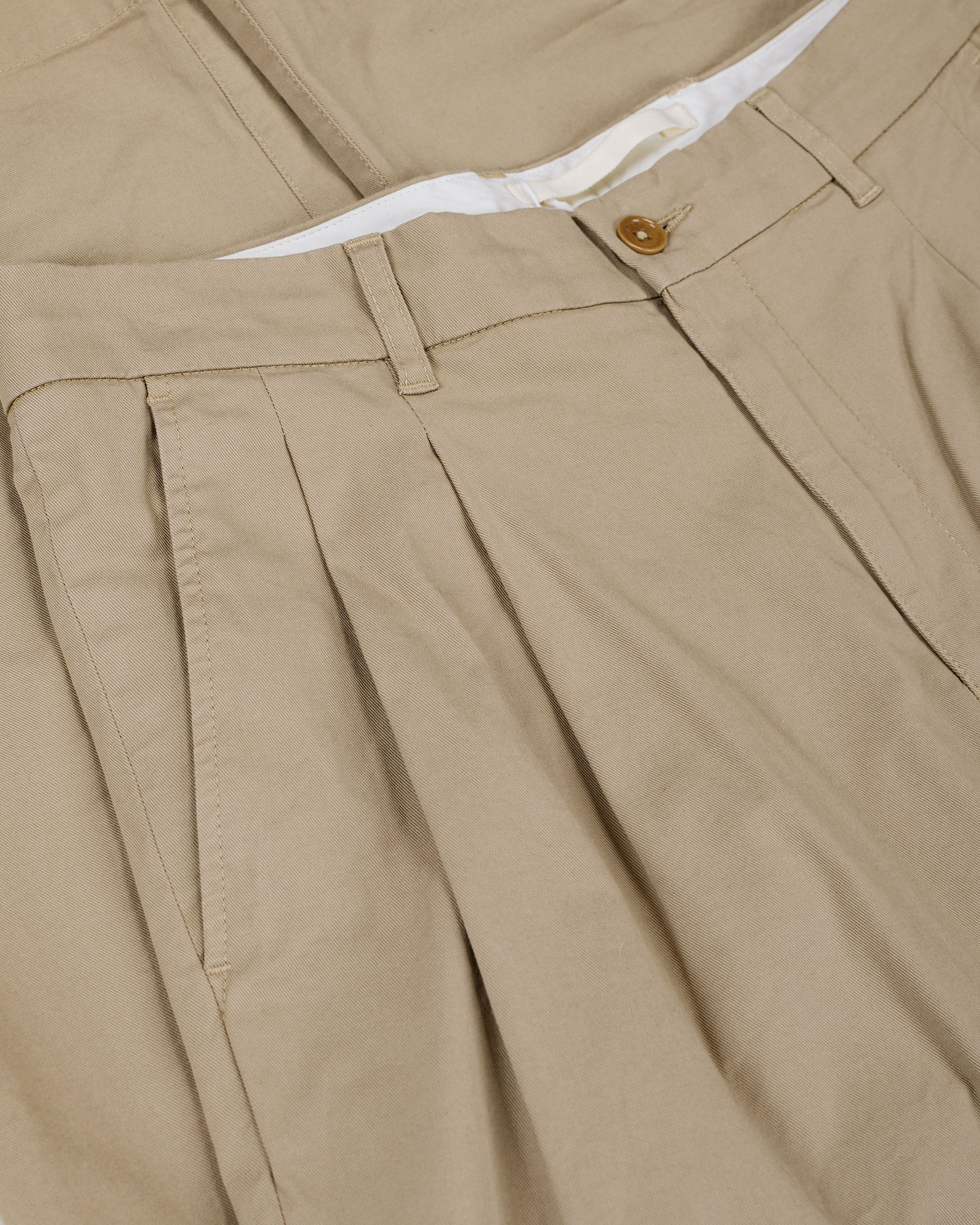 lost & found Norse Projects Norse Projects Hestur Relaxed Twill Pleated Trouser Light Khaki