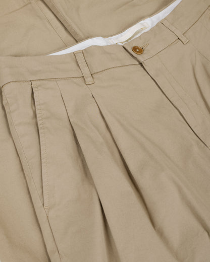 lost & found Norse Projects Norse Projects Hestur Relaxed Twill Pleated Trouser Light Khaki