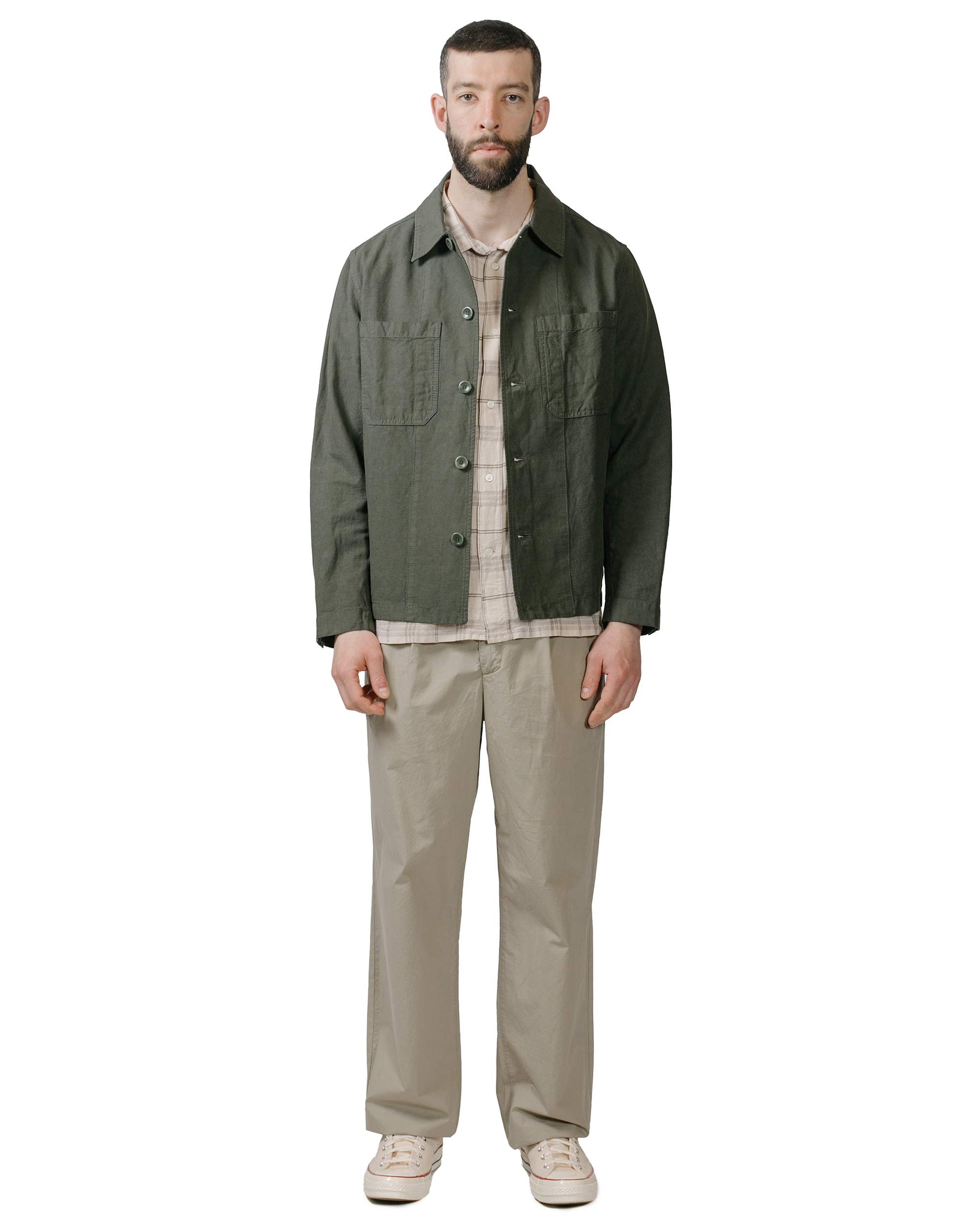 lost & found Norse Projects Norse Projects Ivan Relaxed Textured Check SS Shirt Oatmeal