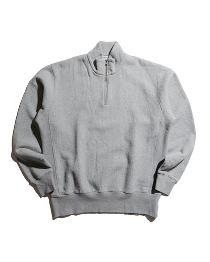 lost & found Norse Projects Norse Projects Ketel Relaxed Cotton Wool Half Zip Sweatshirt Grey Melange
