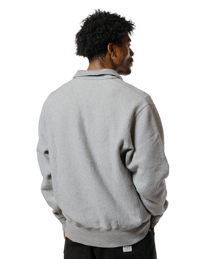 lost & found Norse Projects Norse Projects Ketel Relaxed Cotton Wool Half Zip Sweatshirt Grey Melange