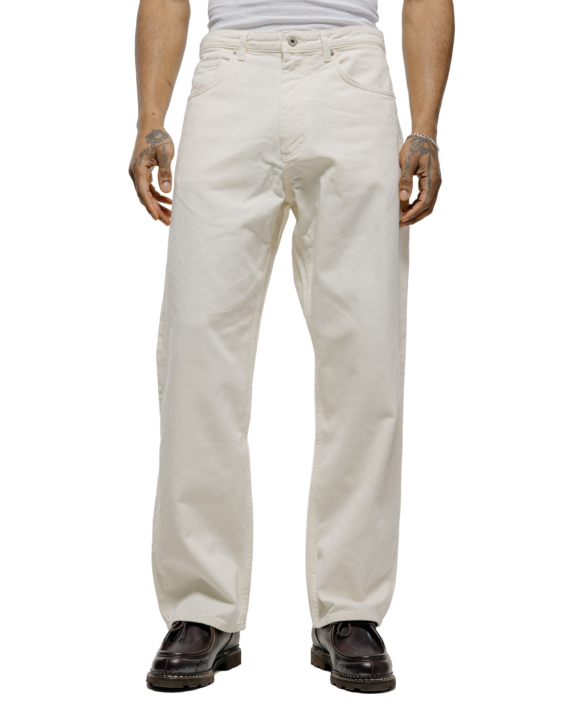 lost & found Norse Projects Norse Projects Korshavn Relaxed 5 Pocket Heavy Twill Natural Ecru