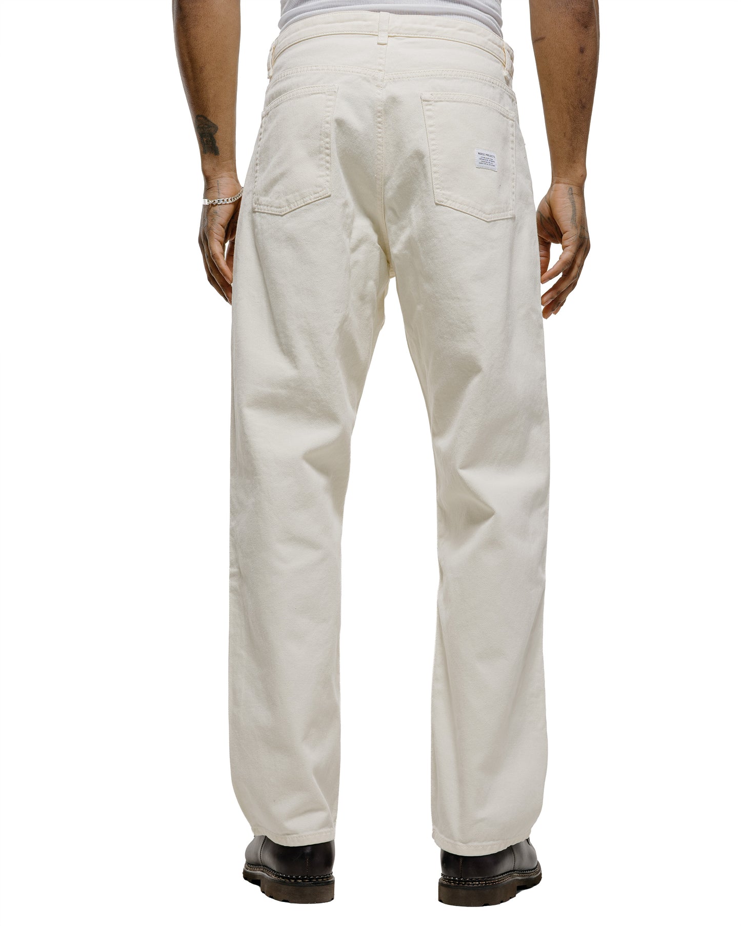 lost & found Norse Projects Norse Projects Korshavn Relaxed 5 Pocket Heavy Twill Natural Ecru