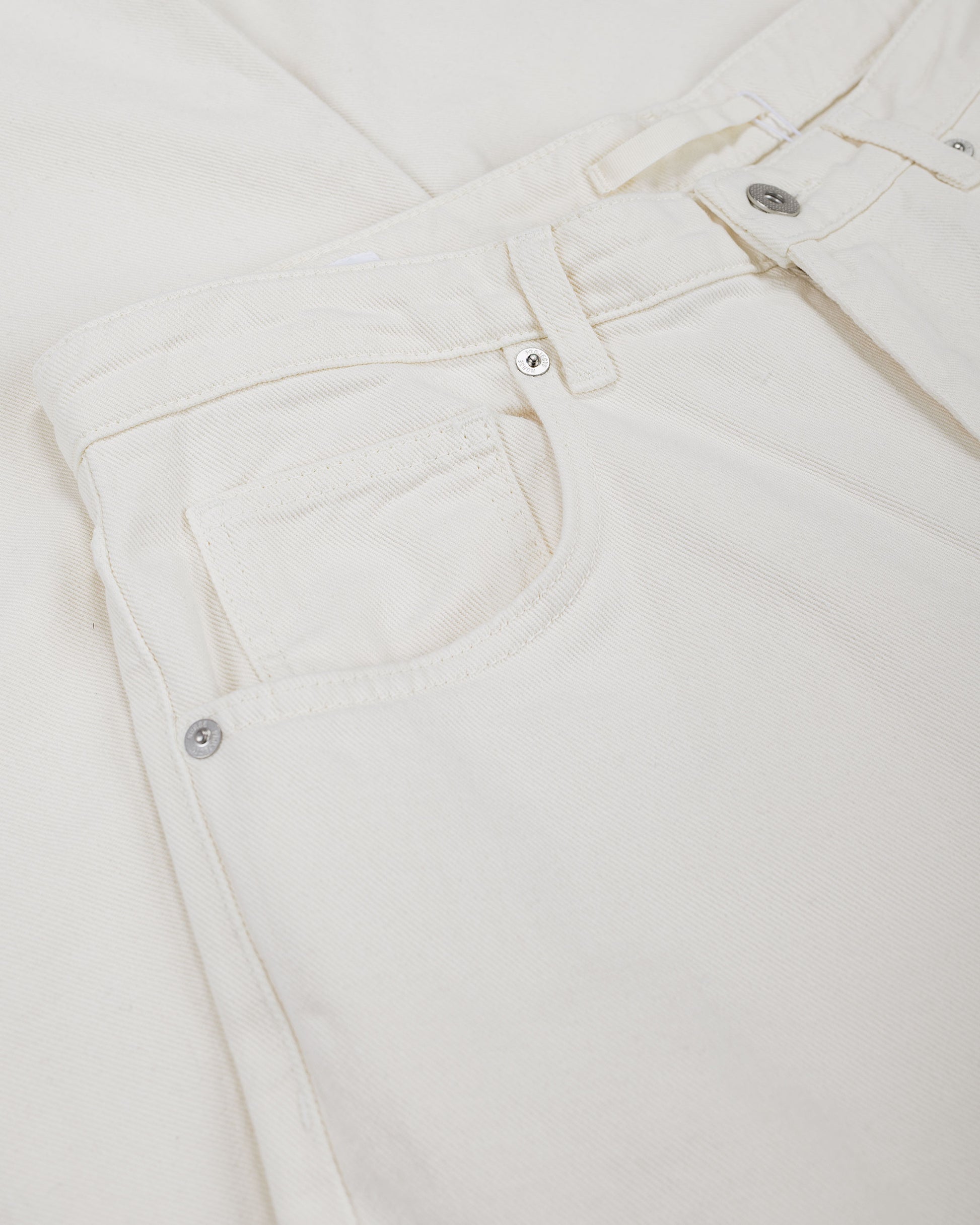 lost & found Norse Projects Norse Projects Korshavn Relaxed 5 Pocket Heavy Twill Natural Ecru