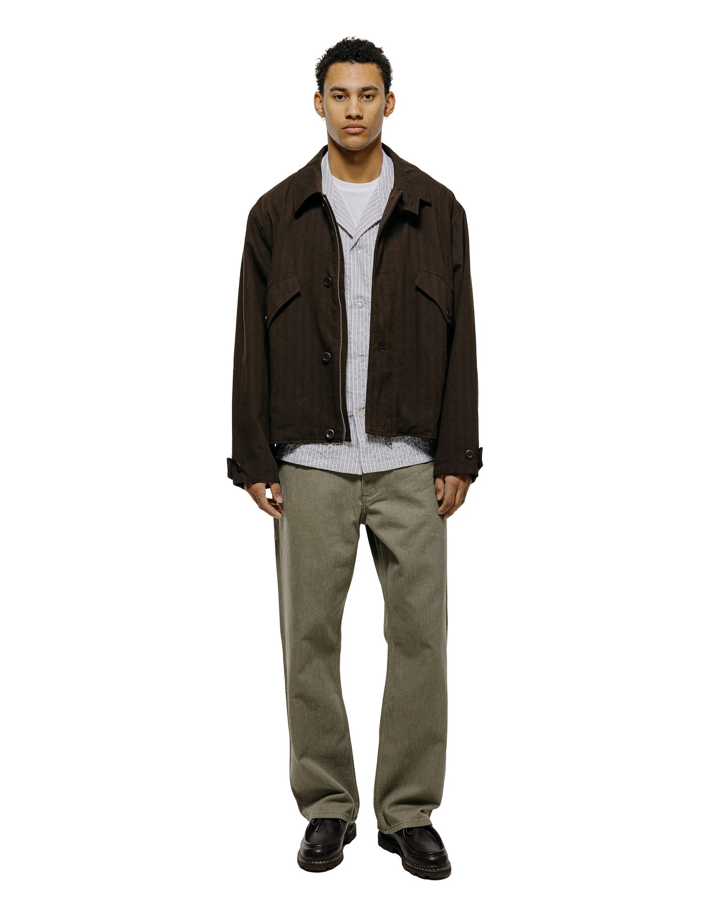 lost & found Norse Projects Norse Projects Korshavn Relaxed 5 Pocket Resist Dyed Twill Vetiver