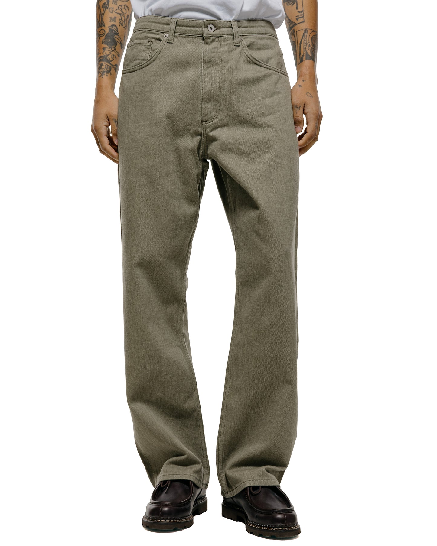 lost & found Norse Projects Norse Projects Korshavn Relaxed 5 Pocket Resist Dyed Twill Vetiver