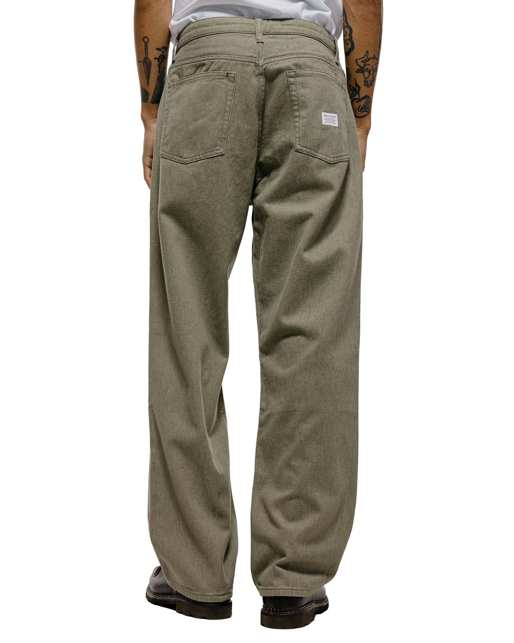 lost & found Norse Projects Norse Projects Korshavn Relaxed 5 Pocket Resist Dyed Twill Vetiver