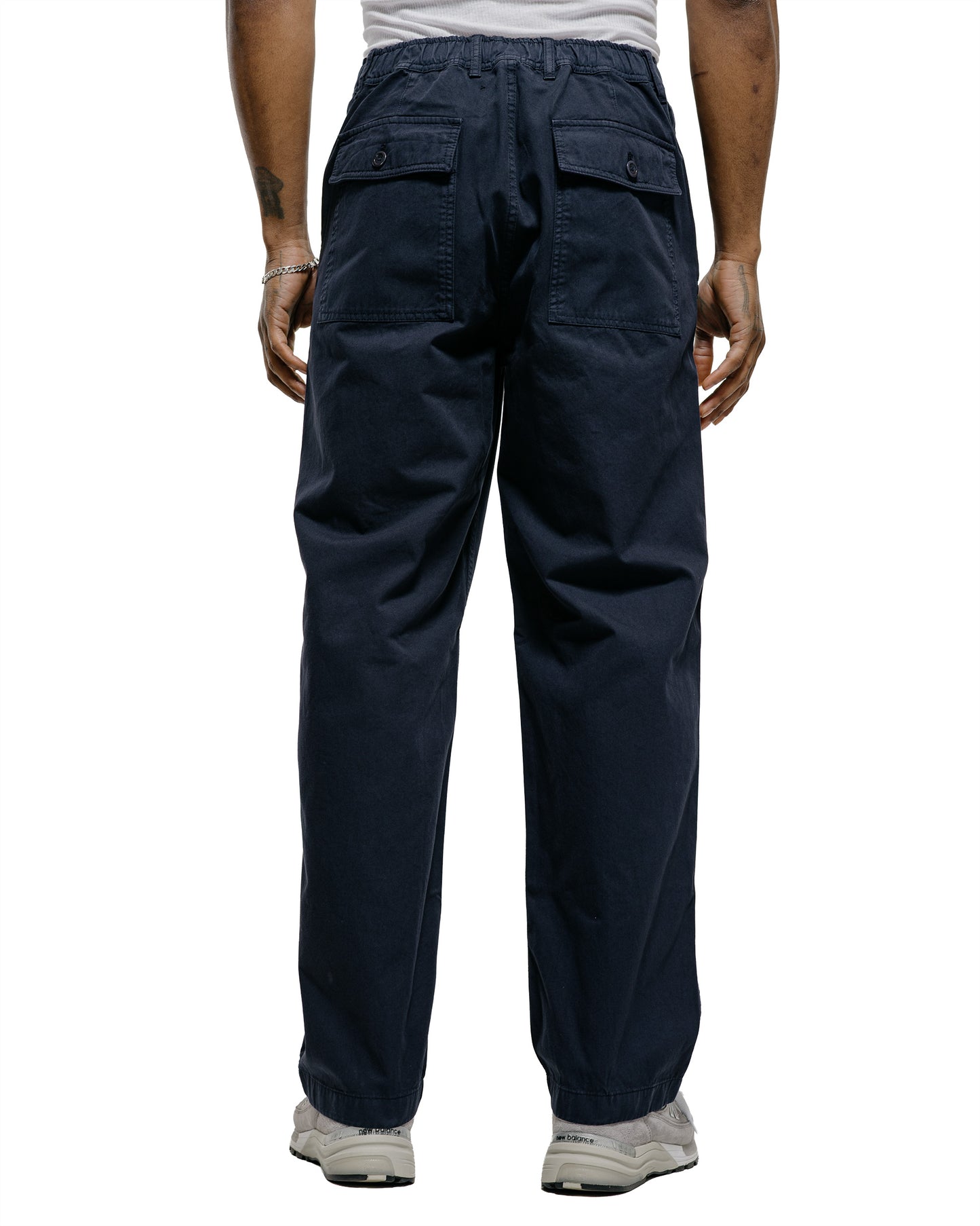 lost & found Norse Projects Norse Projects Kvitfjell Relaxed Cotton Twill Pant Dark Navy