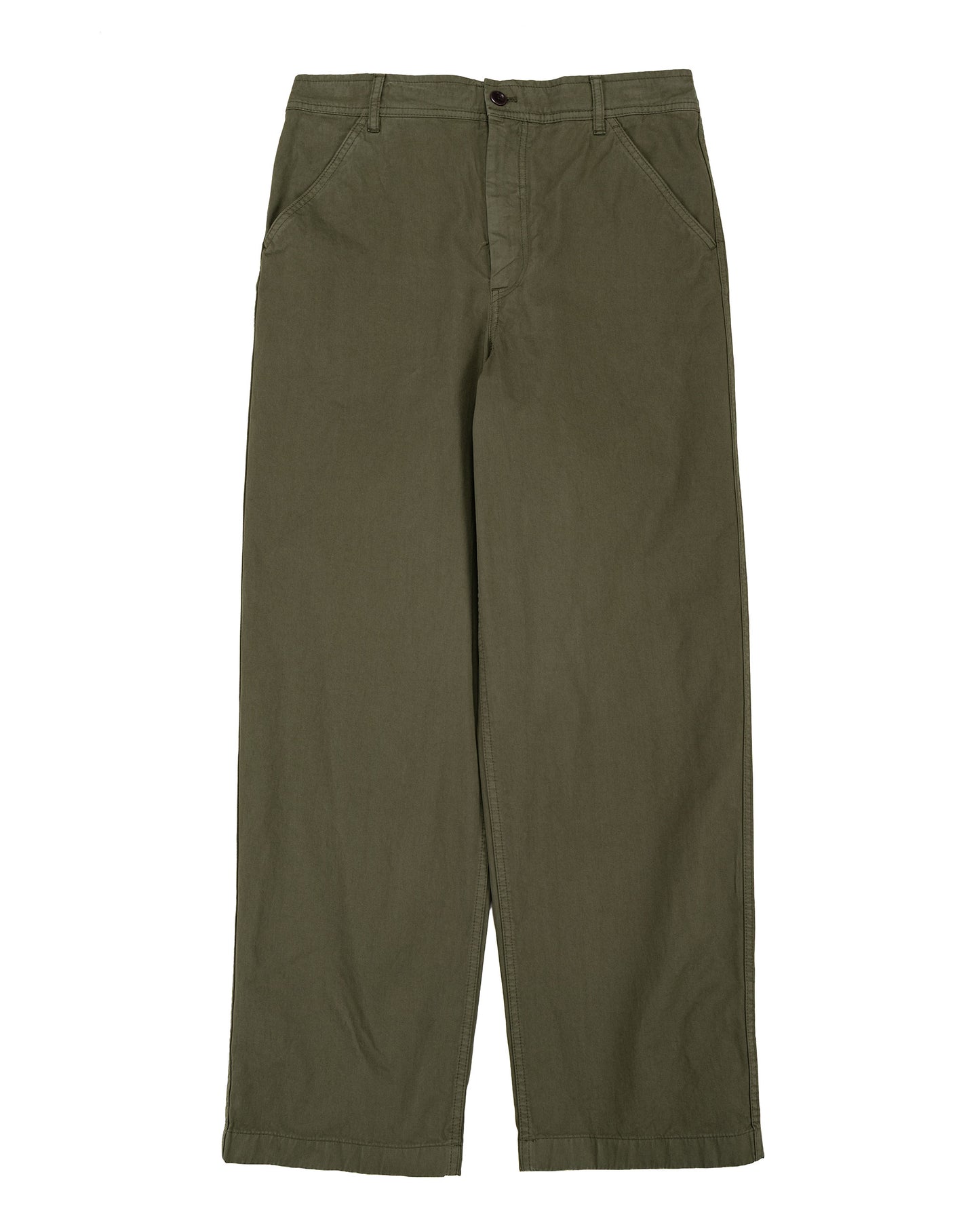 lost & found Norse Projects Norse Projects Kvitfjell Relaxed Cotton Twill Pant Olive Night