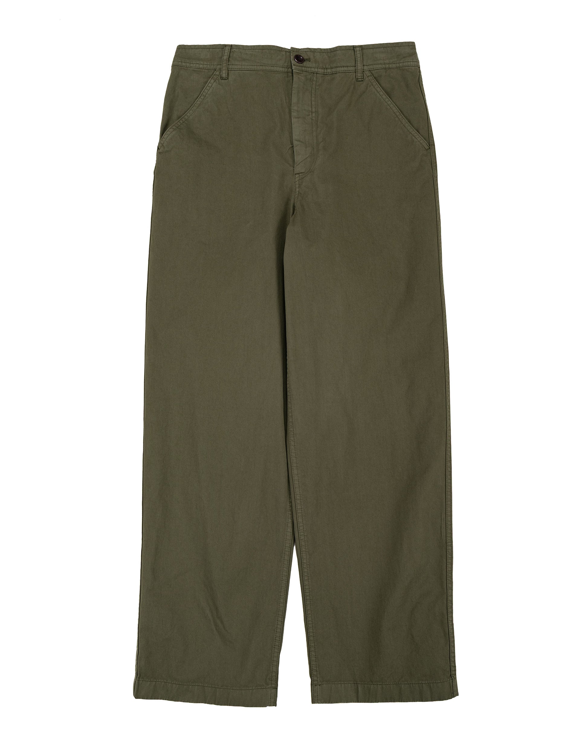 lost & found Norse Projects Norse Projects Kvitfjell Relaxed Cotton Twill Pant Olive Night