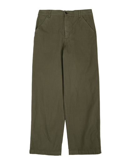 lost & found Norse Projects Norse Projects Kvitfjell Relaxed Cotton Twill Pant Olive Night