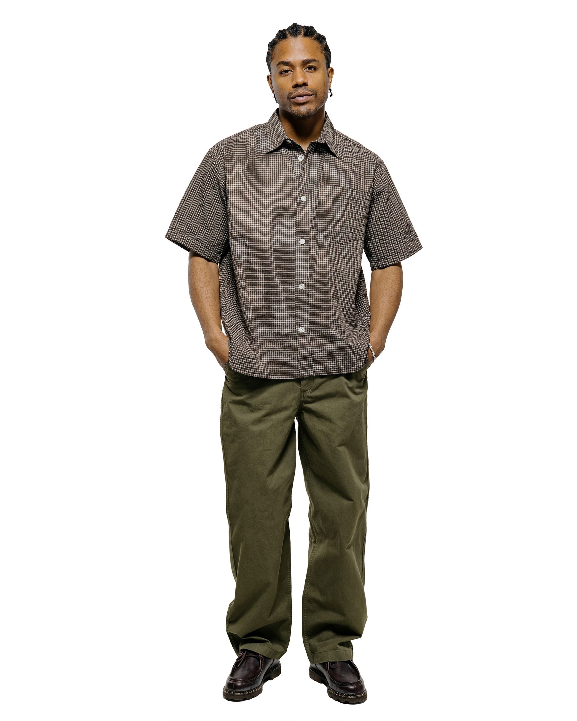 lost & found Norse Projects Norse Projects Kvitfjell Relaxed Cotton Twill Pant Olive Night