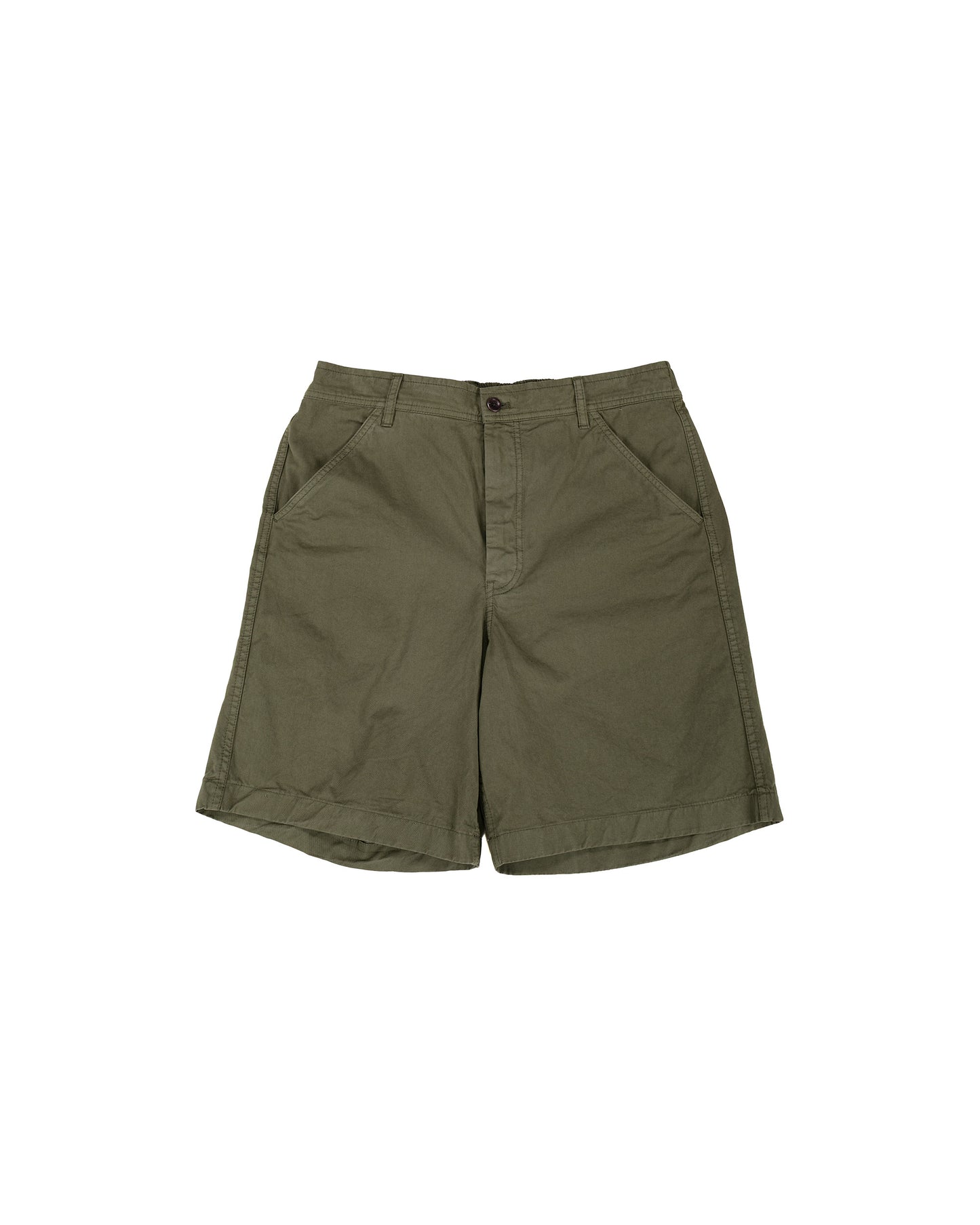 lost & found Norse Projects Norse Projects Kvitfjell Relaxed Cotton Twill Short Olive Night
