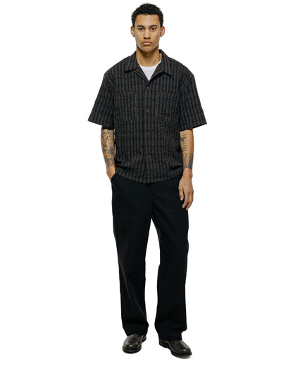 lost & found Norse Projects Norse Projects Kvitfjell Relaxed Cotton Wool Herringbone Pant Black