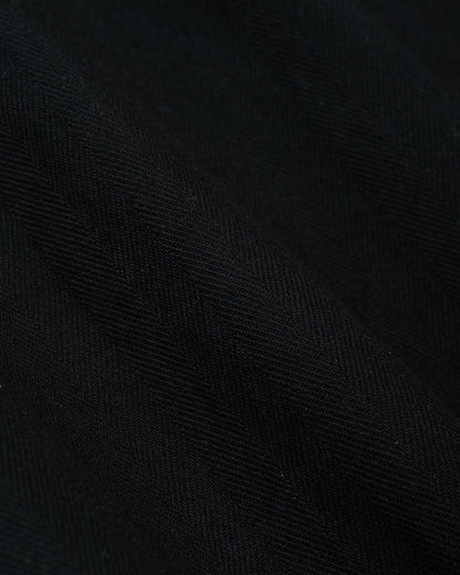 lost & found Norse Projects Norse Projects Kvitfjell Relaxed Cotton Wool Herringbone Pant Black