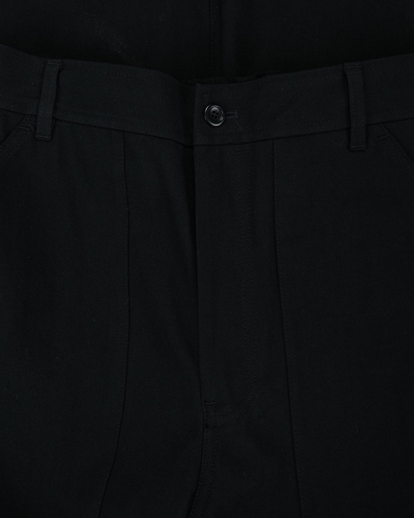 lost & found Norse Projects Norse Projects Kvitfjell Relaxed Cotton Wool Herringbone Pant Black