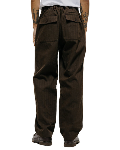 lost & found Norse Projects Norse Projects Kvitfjell Relaxed Cotton Wool Herringbone Pant Delicioso Brown