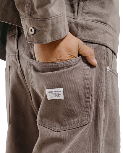 lost & found Norse Projects Norse Projects Lost & Found Korshavn Relaxed 5 Pocket Magnet Grey