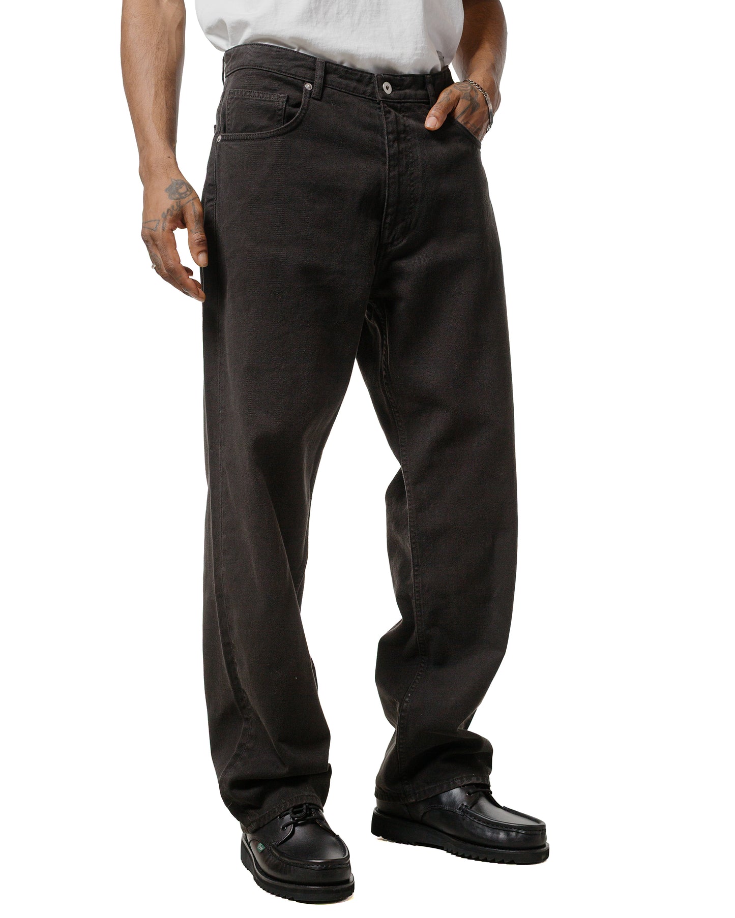 lost & found Norse Projects Norse Projects Mogens Relaxed 5 Pocket Heavy Twill Black