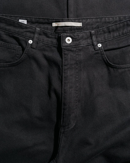 lost & found Norse Projects Norse Projects Mogens Relaxed 5 Pocket Heavy Twill Black