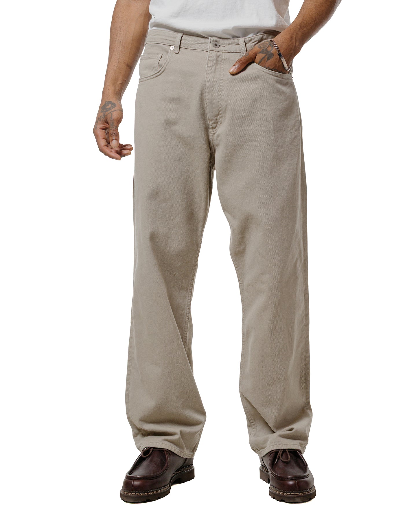 lost & found Norse Projects Norse Projects Mogens Relaxed 5 Pocket Heavy Twill Clay