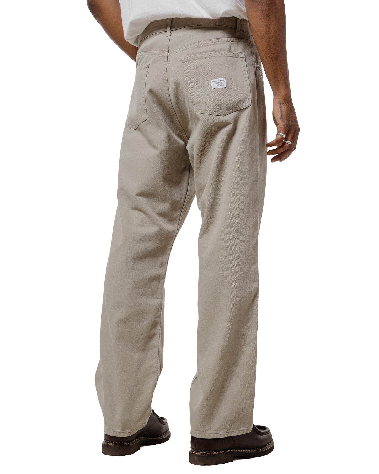lost & found Norse Projects Norse Projects Mogens Relaxed 5 Pocket Heavy Twill Clay