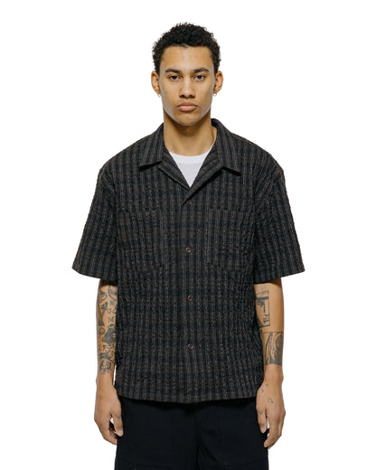 lost & found Norse Projects Norse Projects Mols Check SS Camp Shirt Delicioso Brown