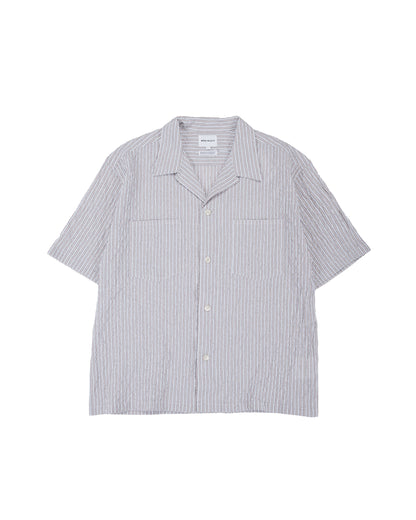 lost & found Norse Projects Norse Projects Mols Striped SS Camp Shirt Multi Color Stripe