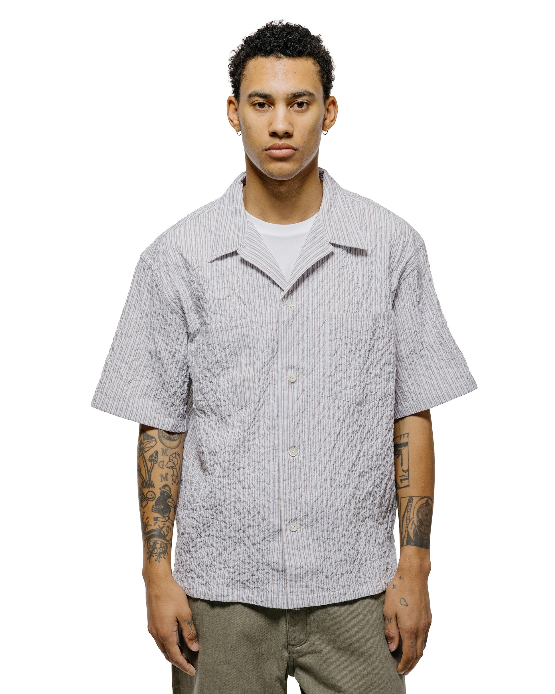 lost & found Norse Projects Norse Projects Mols Striped SS Camp Shirt Multi Color Stripe